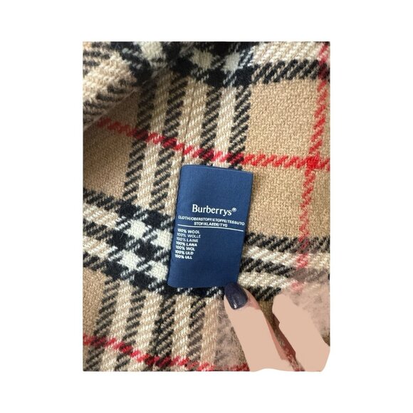 LADIES BURBERRY TRENCH COAT LINER 100% WOOL, AS NEW - Picture 4 of 4